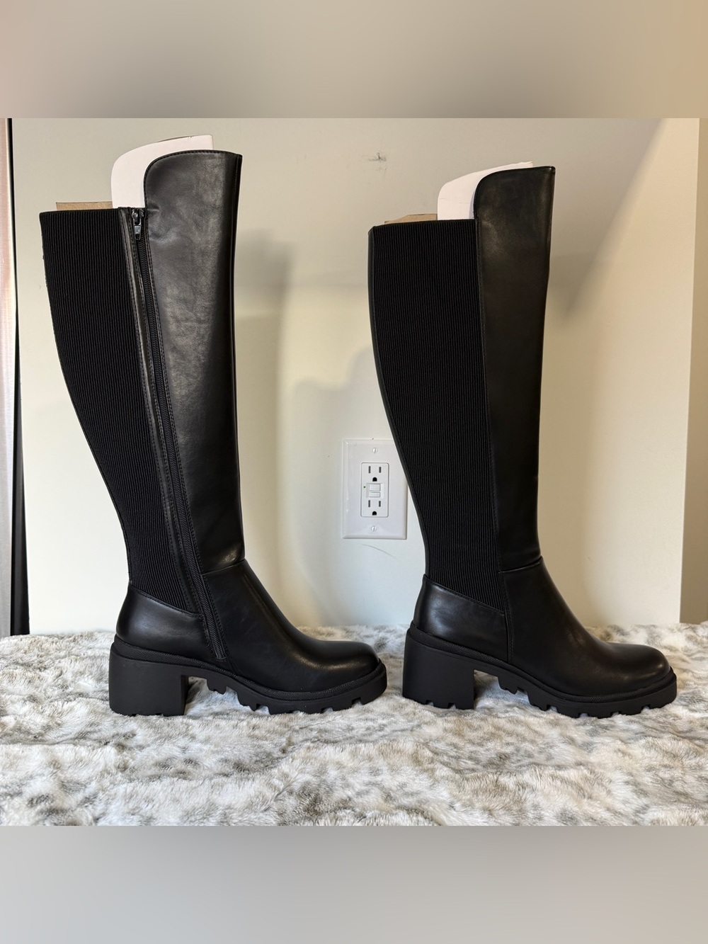 NY & Company Black Over the Knee Boots - NWT